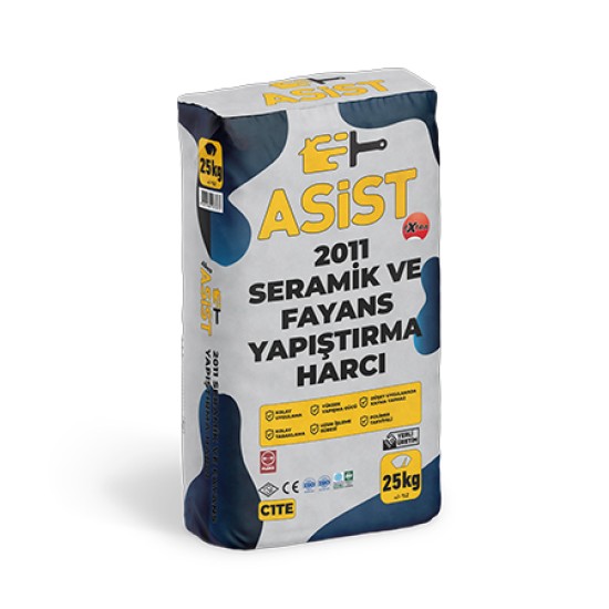 Albera Boya - Asist 2011 Seramik ve Fayans Yapıştırma Harcı - Yapıştırma Harcı