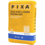 Fixa Yapı Kimyasalları - Fixa Ekstra Fayans ve Seramik Yapıştırma Harcı C1Te (Beyaz) Fixa Yapı Kimyasalları - Fixa Ekstra Fayans ve Seramik Yapıştırma Harcı C1Te (Beyaz)