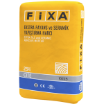 Fixa Yapı Kimyasalları - Fixa Ekstra Fayans ve Seramik Yapıştırma Harcı C1Te
