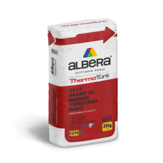 Albera Boya - Thermoturk 1012 Granit ve Mermer Yapıştırma Harcı ( C2TE ) - Granit ve Mermer Yapıştırma Harcı