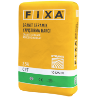 Fixa Yapı Kimyasalları - Fixa Granit Seramik Yapıştırma Harcı C2T (Beyaz)