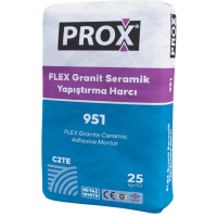 Fixa Yapı Kimyasalları - Prox 951 - Flex Granit Seramik Yapıştırma Harcı (Beyaz)