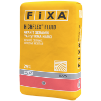 Fixa Yapı Kimyasalları - Hıghflex Fluıd Granit Seramik Yapıştırma Harcı C2ES1
