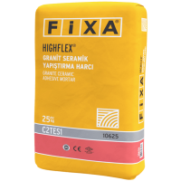 Fixa Yapı Kimyasalları - Hıghflex Granit Seramik Yapıştırma Harcı C2TES1