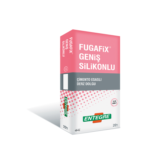 Entegre - Fugafix Geniş Silikonlu - Çimento Esaslı, Silikon Katkılı, Yüksek Performanslı Kullanıma Hazır Geniş Derz Dolgu