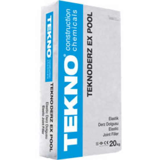 Tekno Yapı Kimyasalları - Teknoderz Ex Pool (1-6 mm) - Havuzlar için Silikonlu Fleks Derz Dolgu