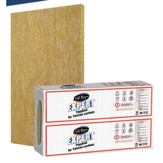 Filli Boya - 6 cm Kalınlıkta Expert Premium Taşyünü Isı Yalıtım Levhası