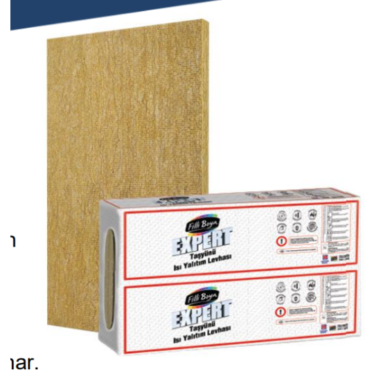 Filli Boya - 14 cm Kalınlıkta Expert Taşyünü HD150 Isı Yalıtım Levhası