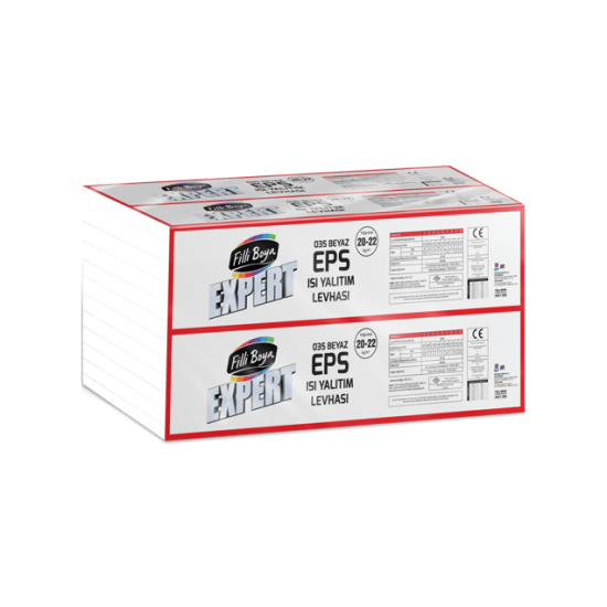 Filli Boya - 10 cm Kalınlıkta Expert 035 Beyaz EPS Isı Yalıtım Levhası