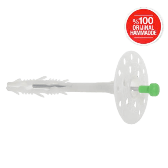 Filli Boya Dalmaçyalı - Çelik Çivili Beton Dübeli - Uzunluk: 9,5 cm