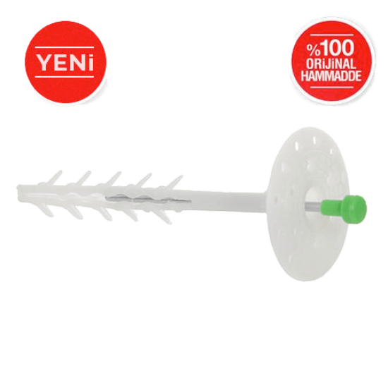 Filli Boya Dalmaçyalı - Çelik Çivili Tuğla Dübeli - Uzunluk: 13,5 cm