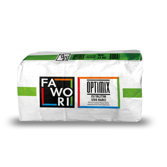 Fawori Boya - Optimix Isı Yalıtım Sıva Harcı