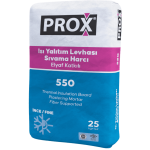 Fixa Yapı Kimyasalları - Prox 550 - Isı Yalıtım Levhası Sıvama Harcı - Elyaf Katkılı (İnce)