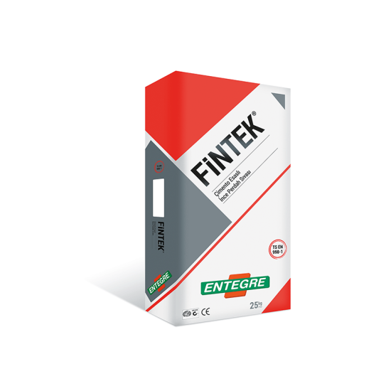 Entegre - Fintek - Çimento Esaslı İnce Perdah Sıvası