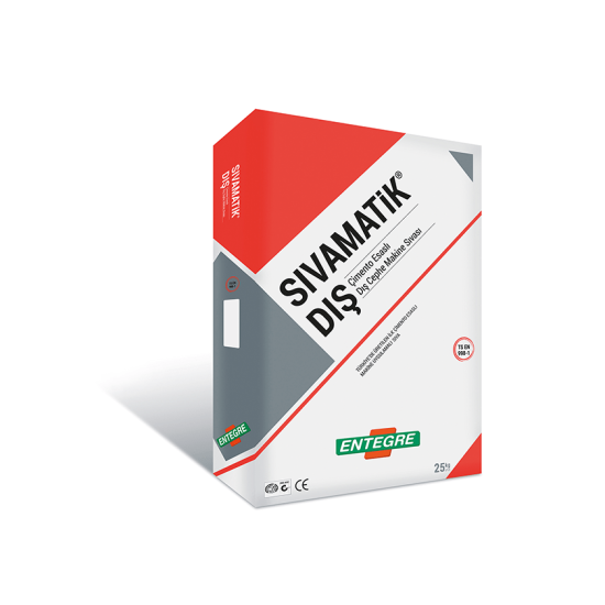 Entegre - Sıvamatik Dış - Çimento Esaslı Hazır Dış Cephe Makine Sıvası