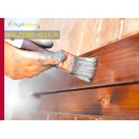 Ahşap Yüzeylerin Vernikli Renkli Ahşap Koruyucu ile Verniklenmesi Malzeme Dahil Yapılması Fiyatı