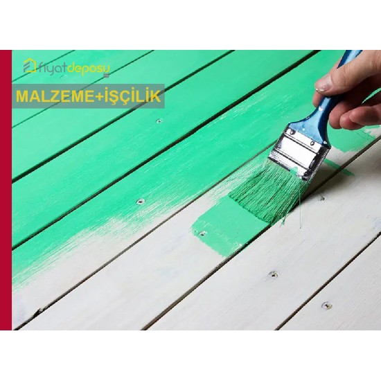 Ahşap Yüzeylere Bir Kat Sentetik Esaslı Mat Boya Yapılması Malzeme Dahil Yapılması Fiyatı