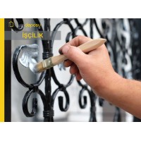 Demir Yüzeylere İki Kat Antipas İki Kat Sentetik Esaslı Parlak Boya Yapılması Malzeme Hariç İşçilik Fiyatı