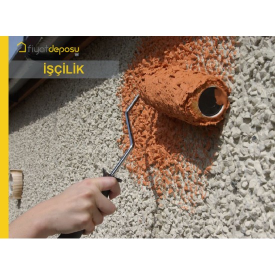 2 mm Kalınlıkta Çimento Esaslı Renkli Kaplama Yapılması Malzeme Hariç İşçilik Fiyatı