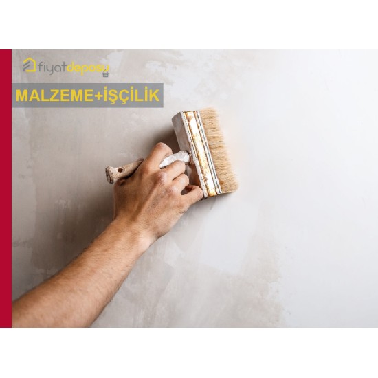 Eski Boyalı İç Cephe Yüzeylerinin Üç Kat Beyaz Kireç Badana Yapılması Malzeme Dahil Yapılması Fiyatı