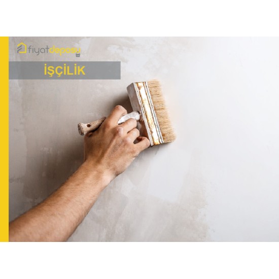 Eski Boyalı İç Cephe Yüzeylerinin Üç Kat Beyaz Kireç Badana Yapılması Malzeme Hariç İşçilik Yapılması Fiyatı