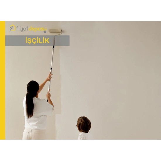 Eski Boyalı İç Cephe Yüzeylerinin Astar Uygulanarak İki Kat Su Bazlı Silikonlu Mat İç Cephe Boyasıyla Boyanması Malzeme Hariç İşçilik Yapılması Fiyatı - Örtücülük Sınıf 2 - YOD Sınıf 2 - Parlaklık G3 Sınıfı