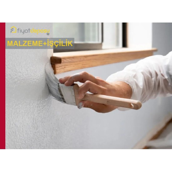 Eski Boyalı İç Cephe Yüzeylerine Macun ve Astar Uygulanarak İki Kat Sentetik Esaslı Parlak İç Cephe Boyasıyla Boya Yapılması Malzeme Dahil Yapılması Fiyatı