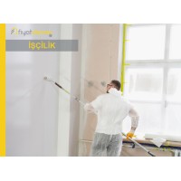 Eski Boyalı İç Cephe Yüzeylerine Macun ve Astar Uygulanarak İki Kat Sentetik Esaslı Mat İç Cephe Boyasıyla Boya Yapılması Malzeme Hariç İşçilik Yapılması Fiyatı