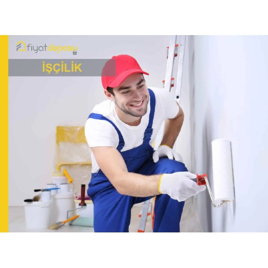 Yeni Sıvalı İç Cephe Yüzeylerinin Macun ve Astar Uygulanarak İki Kat Su Bazlı Silikonlu Yarı Mat İç Cephe Boyasıyla Boyanması Malzeme Hariç İşçilik Yapılması Fiyatı - Örtücülük Sınıf 2 - YOD Sınıf 1 - Parlaklık G2 Sınıfı