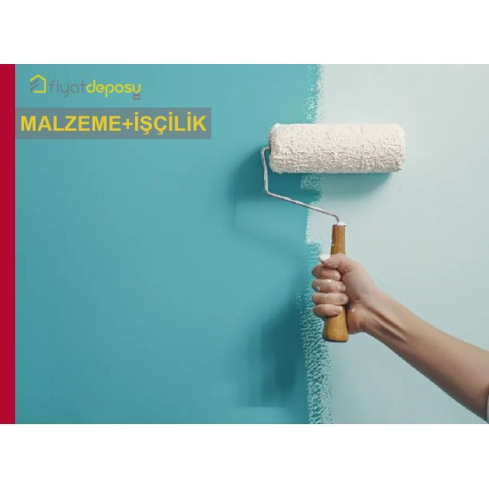 Yeni Sıvalı İç Cephe Yüzeylerinin Macun ve Astar Uygulanarak İki Kat Sentetik Esaslı Mat İç Cephe Boyasıyla Boyanması Malzeme Dahil Yapılması Fiyatı