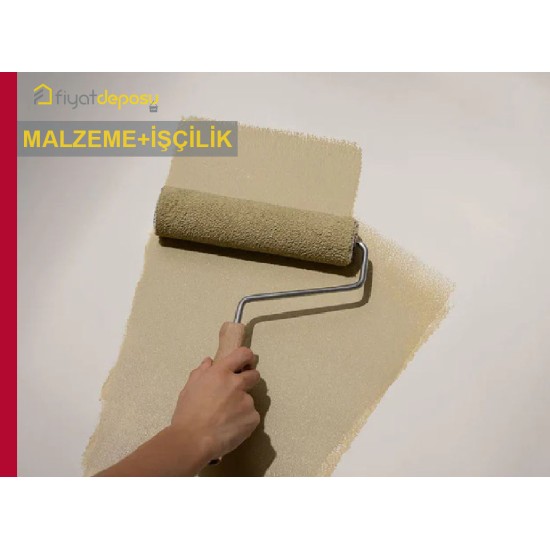 Yeni Sıvalı İç Cephe Yüzeylerinin Astar Uygulanarak İki Kat Sentetik Esaslı Mat İç Cephe Boyasıyla Boyanması Malzeme Dahil Yapılması Fiyatı