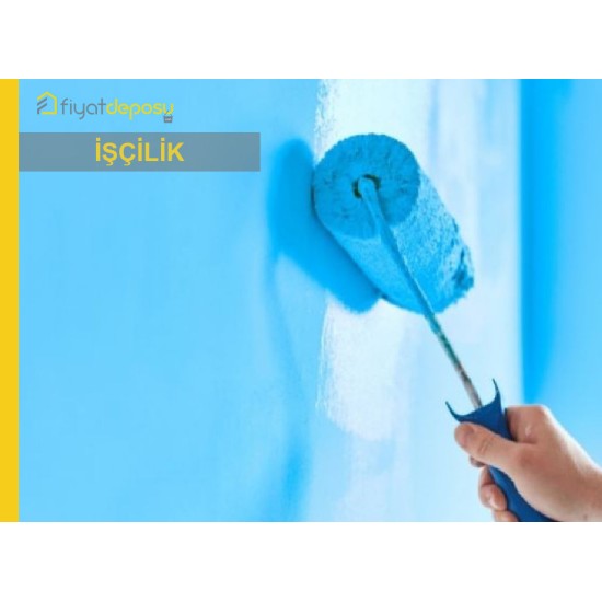 Saten Alçılı ve Alçıpanel İç Cephe Yüzeylerinin Astar Uygulanarak İki Kat Sentetik Esaslı Parlak İç Cephe Boyasıyla Boyanması Malzeme Hariç İşçilik Yapılması Fiyatı