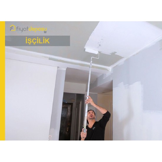 Yeni Sıvalı İç Cephe Tavan Yüzeylerinin İki Kat Su Bazlı Tavan Boyasıyla Boyanması Malzeme Hariç İşçilik Yapılması Fiyatı - Örtücülük Sınıf 2 - YOD Sınıf 5 - Parlaklık G3 Sınıfı Yeni Sıvalı İç Cephe Tavan Yüzeylerinin İki Kat Su Bazlı Tavan Boyasıyla Boyanması Malzeme Hariç İşçilik Yapılması Fiyatı - Örtücülük Sınıf 2 - YOD Sınıf 5 - Parlaklık G3 Sınıfı