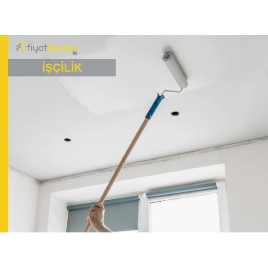 Saten Alçılı İç Cephe Tavan Yüzeylerinin İki Kat Su Bazlı Tavan Boyasıyla Boyanması Malzeme Hariç İşçilik Yapılması Fiyatı - Örtücülük Sınıf 2 - YOD Sınıf 5 - Parlaklık G3 Sınıfı Saten Alçılı İç Cephe Tavan Yüzeylerinin İki Kat Su Bazlı Tavan Boyasıyla Boyanması Malzeme Hariç İşçilik Yapılması Fiyatı - Örtücülük Sınıf 2 - YOD Sınıf 5 - Parlaklık G3 Sınıfı