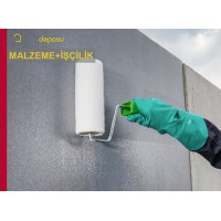 Brüt Beton, Sıvalı veya Eski Boyalı Dış Cephe Yüzeylerinin Astar Uygulanarak Akrilik Kopolimer Emülsiyon Esaslı Dış Cephe Boyasıyla (V1 : W1 : G3) Boyanması Malzeme Dahil Yapılması Fiyatı