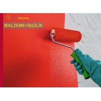 Brüt Beton, Sıvalı veya Eski Boyalı Dış Cephe Yüzeylerinin Astar Uygulanarak Saf Akrilik Esaslı Dış Cephe Boyasıyla (V3 : W3 : G2) Boyanması Malzeme Dahil Yapılması Fiyatı