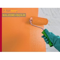 Brüt Beton, Sıvalı veya Eski Boyalı Dış Cephe Yüzeylerinin Astar Uygulanarak Saf Akrilik Esaslı Dış Cephe Boyasıyla (V2 : W3 : G2) Boyanması Malzeme Dahil Yapılması Fiyatı