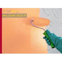 Brüt Beton, Sıvalı veya Eski Boyalı Dış Cephe Yüzeylerinin Astar Uygulanarak Fotokatalitik Özellikli Silikon Esaslı Su Bazlı Dış Cephe Boyasıyla (V2 : W3 : G3) Boyanması Malzeme Dahil Yapılması Fiyatı