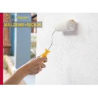 Cam Elyaf Şilteli Dış Cephe Yüzeylerinin Astar Uygulanarak Fotokatalitik Özellikli Silikon Esaslı Su Bazlı Dış Cephe Boyasıyla (V2 : W3 : G3) Boyanması Malzeme Dahil Yapılması Fiyatı