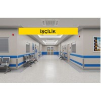 Laminat kaplamalı duvar koruma bantı yapılması (Malzeme Hariç) (İşçilik)