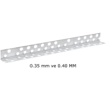 All Alçı - Delikli Köşe Profil 0,30 mm - (Boyut: 20 X 20 mm) All Alçı - Delikli Köşe Profil 0,30 mm - (Boyut: 20 X 20 mm)