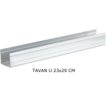 All Alçı - Tavan U Profil 0,45 mm - (Boyut: 22/28/22 mm) (Tu Profili) All Alçı - Tavan U Profil 0,45 mm - (Boyut: 22/28/22 mm) (Tu Profili)
