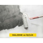 Mevcut alçı astar (perdah) üzerine üç kat yağlı boya yapılması (Malzeme Dahil) Mevcut alçı astar (perdah) üzerine üç kat yağlı boya yapılması (Malzeme Dahil)