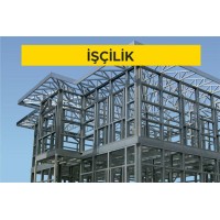 Profil demirlerinden çatı makası yapılması ve yerine konulması (Malzeme Hariç) (İşçilik)