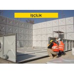 Çeşitli profil demiri ve sac levhalardan münferit imalat yapılması ve yerine konulması (su depoları ve benzeri) (Malzeme Hariç) (İşçilik) Çeşitli profil demiri ve sac levhalardan münferit imalat yapılması ve yerine konulması (su depoları ve benzeri) (Malzeme Hariç) (İşçilik)