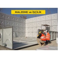 Çeşitli profil demiri ve sac levhalardan münferit imalat yapılması ve yerine konulması (su depoları ve benzeri) (Malzeme Dahil)