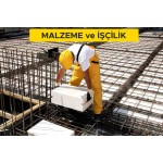17,5 cm yüksekliğindeki gazbeton asmolen blokları ile asmolen döşeme yapılması (2,50 N/mm² ve 400 kg/m³) (Malzeme Dahil) 17,5 cm yüksekliğindeki gazbeton asmolen blokları ile asmolen döşeme yapılması (2,50 N/mm² ve 400 kg/m³) (Malzeme Dahil)