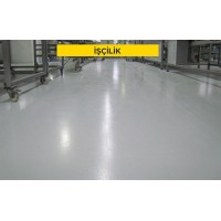 Poliüretan esaslı zemin kaplaması üzerine su bazlı, solventsiz, düşük emisyonlu, bakteriostatik, iki bileşenli, poliüretan esaslı, şeffaf veya pigmentli, mat yüzey bitişli son kat kaplama malzemesi ile kaplama yapılması (Malzeme Hariç) (İşçilik) Poliüretan esaslı zemin kaplaması üzerine su bazlı, solventsiz, düşük emisyonlu, bakteriostatik, iki bileşenli, poliüretan esaslı, şeffaf veya pigmentli, mat yüzey bitişli son kat kaplama malzemesi ile kaplama yapılması (Malzeme Hariç) (İşçilik)