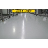 Poliüretan esaslı zemin kaplaması üzerine su bazlı, solventsiz, düşük emisyonlu, bakteriostatik, iki bileşenli, poliüretan esaslı, şeffaf veya pigmentli, mat yüzey bitişli son kat kaplama malzemesi ile kaplama yapılması (Malzeme Dahil) Poliüretan esaslı zemin kaplaması üzerine su bazlı, solventsiz, düşük emisyonlu, bakteriostatik, iki bileşenli, poliüretan esaslı, şeffaf veya pigmentli, mat yüzey bitişli son kat kaplama malzemesi ile kaplama yapılması (Malzeme Dahil)