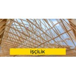 Rendeli ahşaptan makaslı çatı yapılması (Malzeme Hariç) (İşçilik)